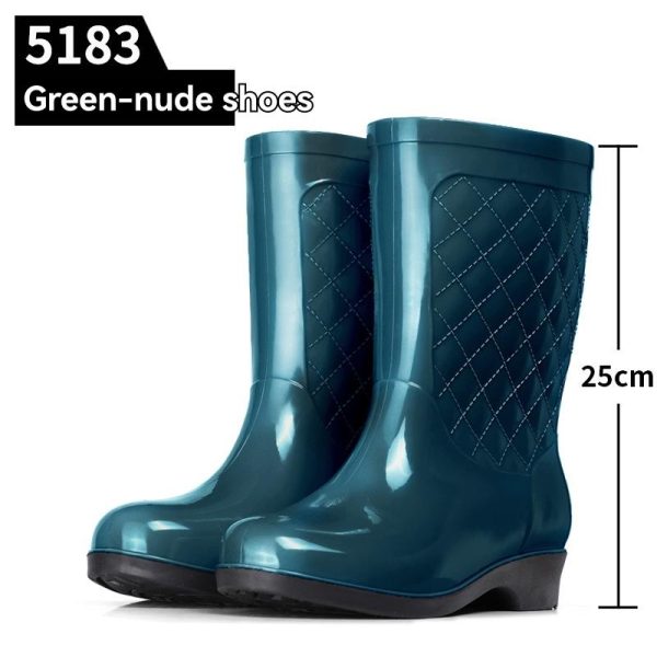 Rainboots Medium | Womens  3/4 Rubber Boots Rainboots Rainboots Medium