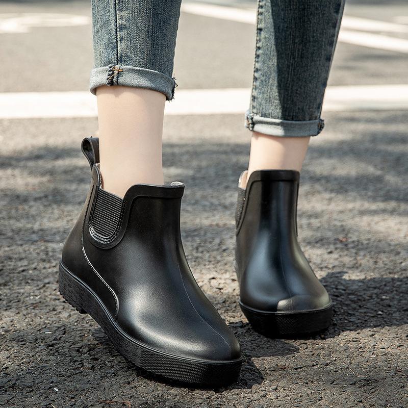 Rainboots Short | Womens  Short Rubber Boots With High Heel Rainboots Rainboots Short